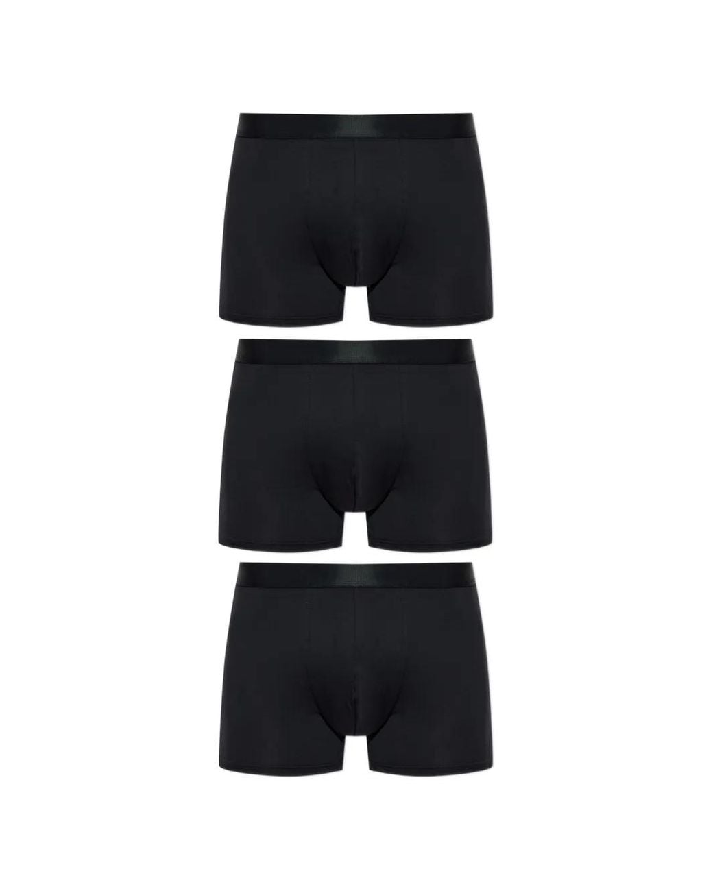 CDLP Black Logo-Waistband Boxers (Set Of Three) for men