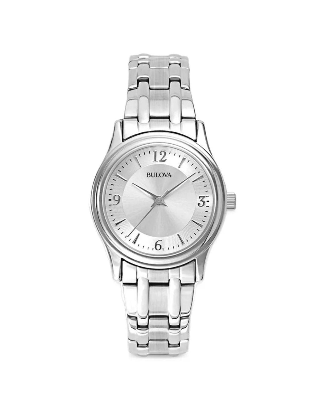 Bulova White Corporate 30Mm Watch