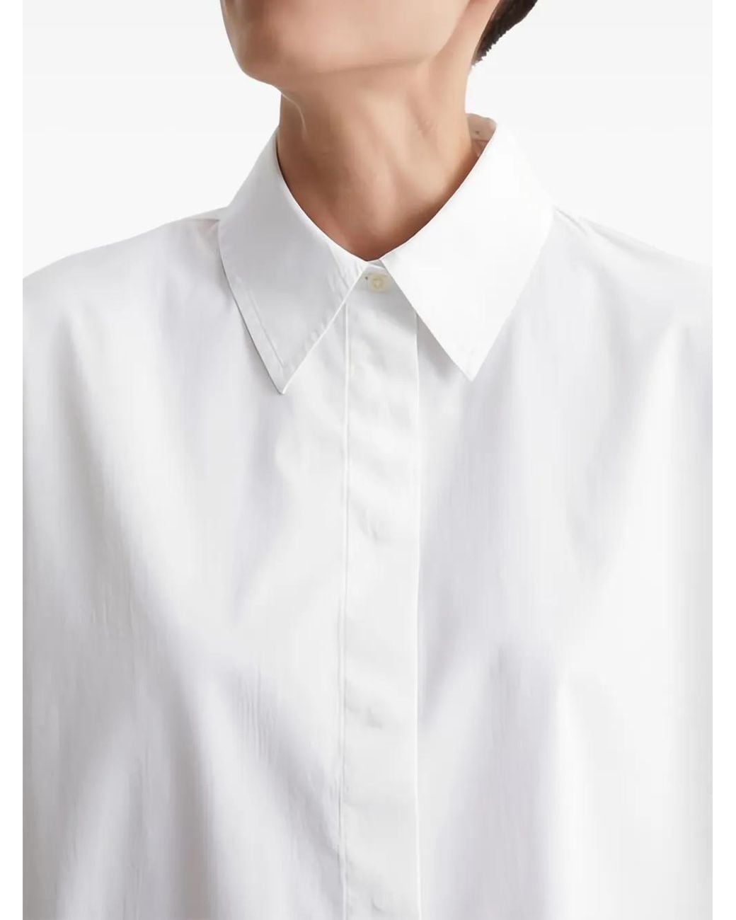 Marc O' Polo White Pointed-Collar Shirt