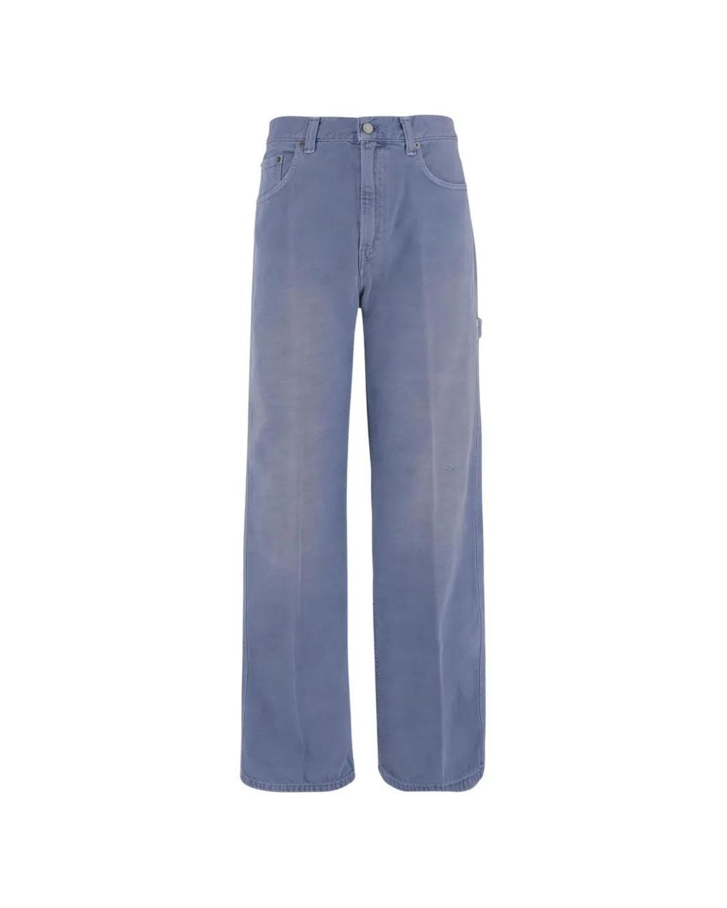 Haikure Blue Bonnie Logo-Patch Jeans