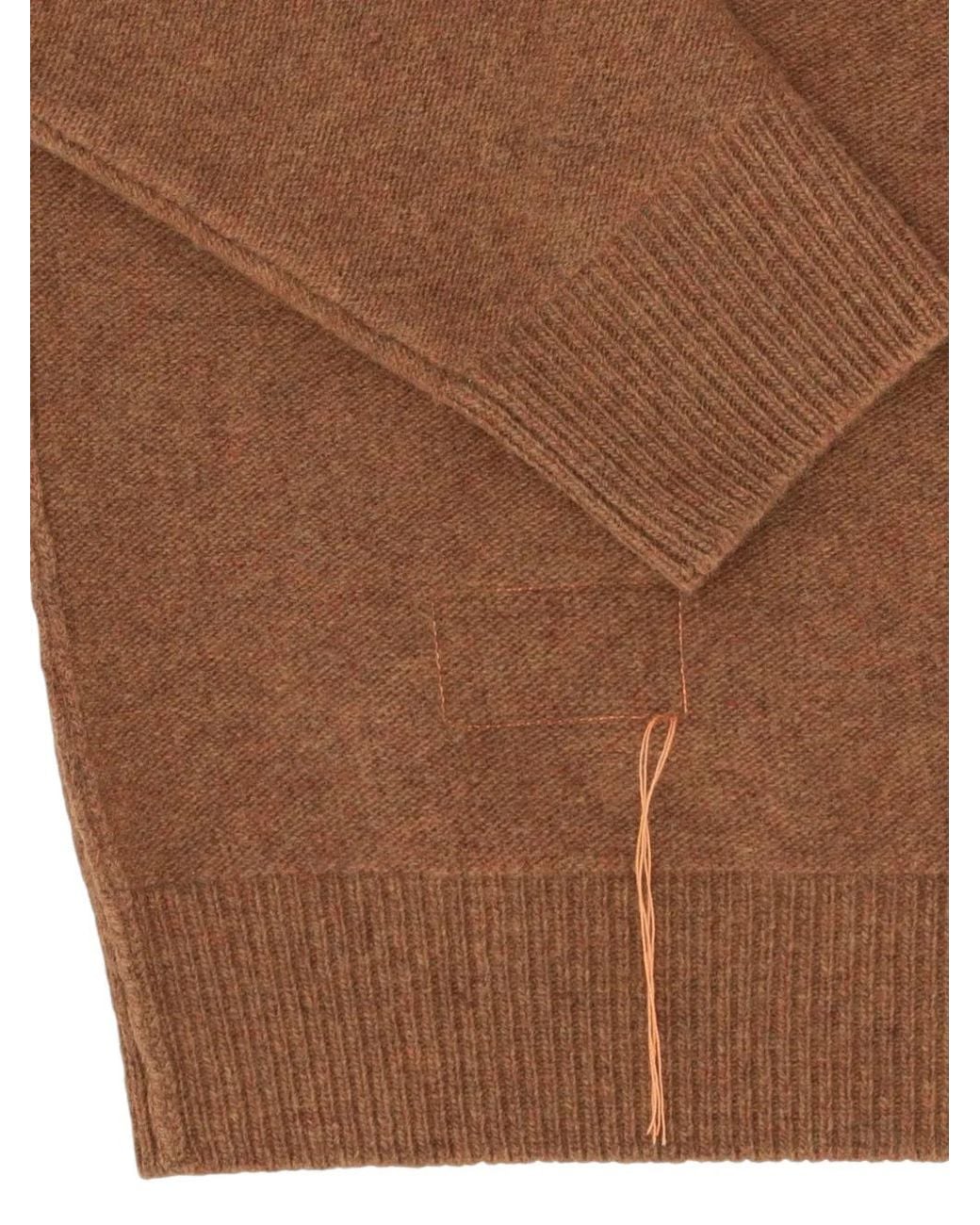 Fortela Brown Harvard Raglan Sweater