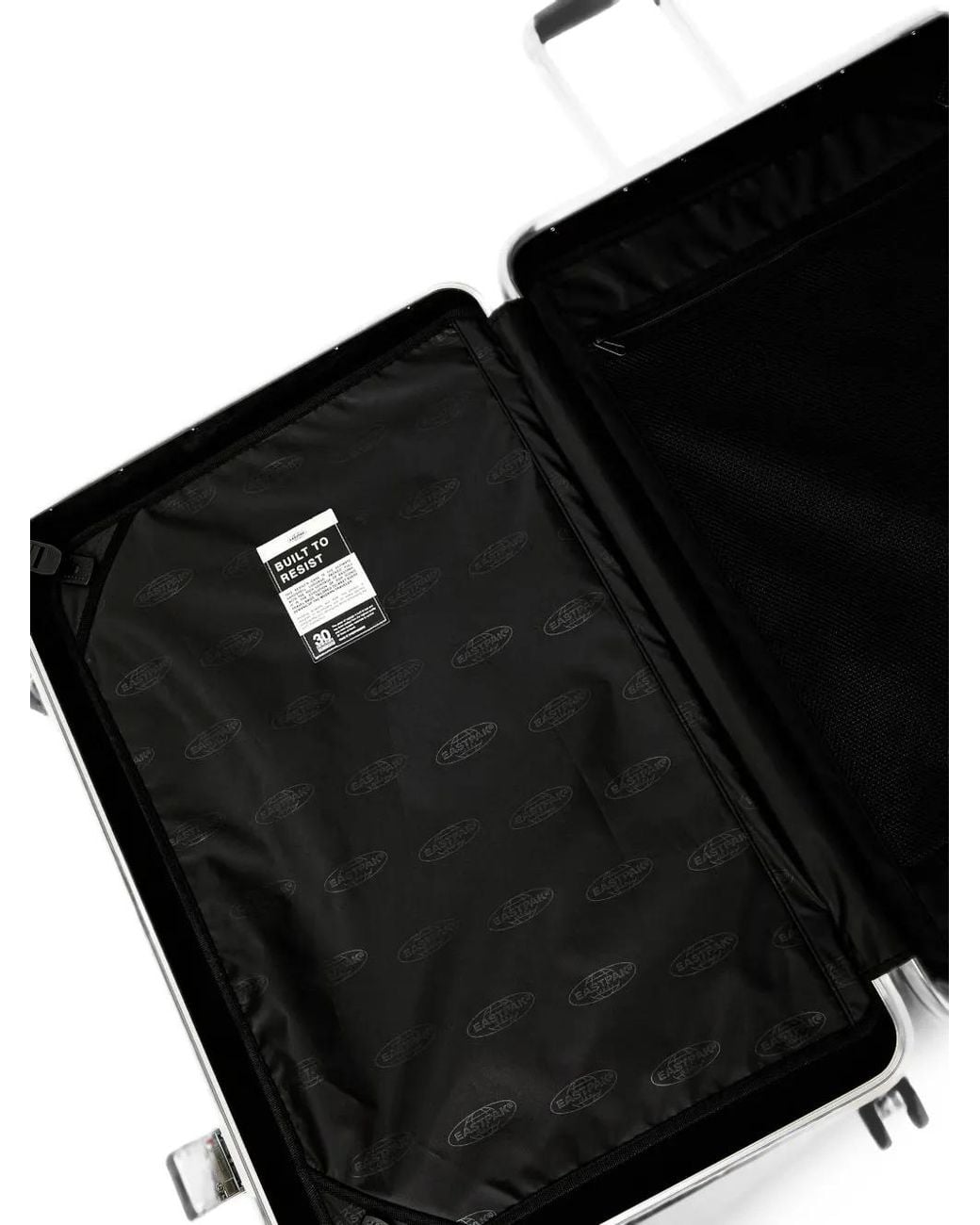 Eastpak Gray Large Resist'R Case Logo-Patch Hardshell Suitcase