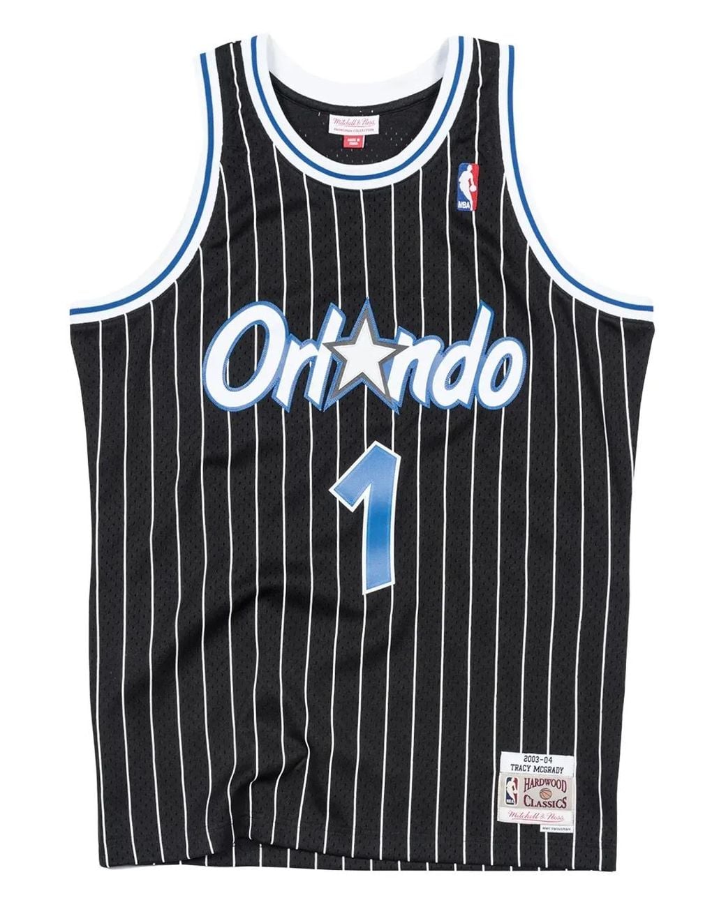 Mitchell & Ness Black Nba Swingman Magic Jersey for men