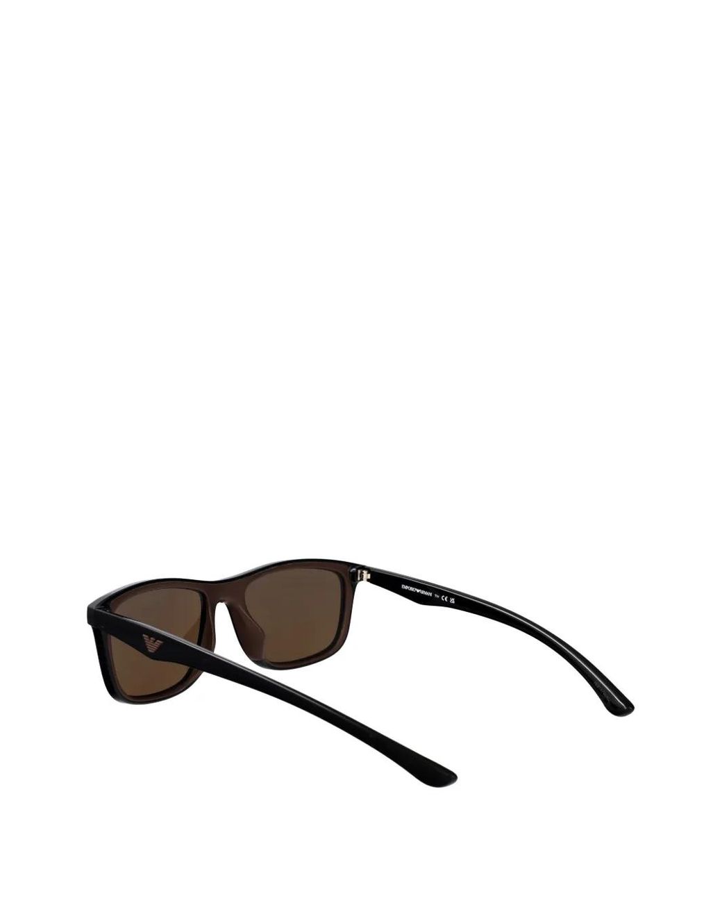 Emporio Armani Gray Rectangle-Frame Sunglasses for men