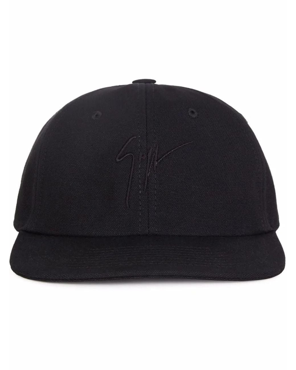 Giuseppe Zanotti Blue Lr-06 Cohen Logo-Lettering Cap for men