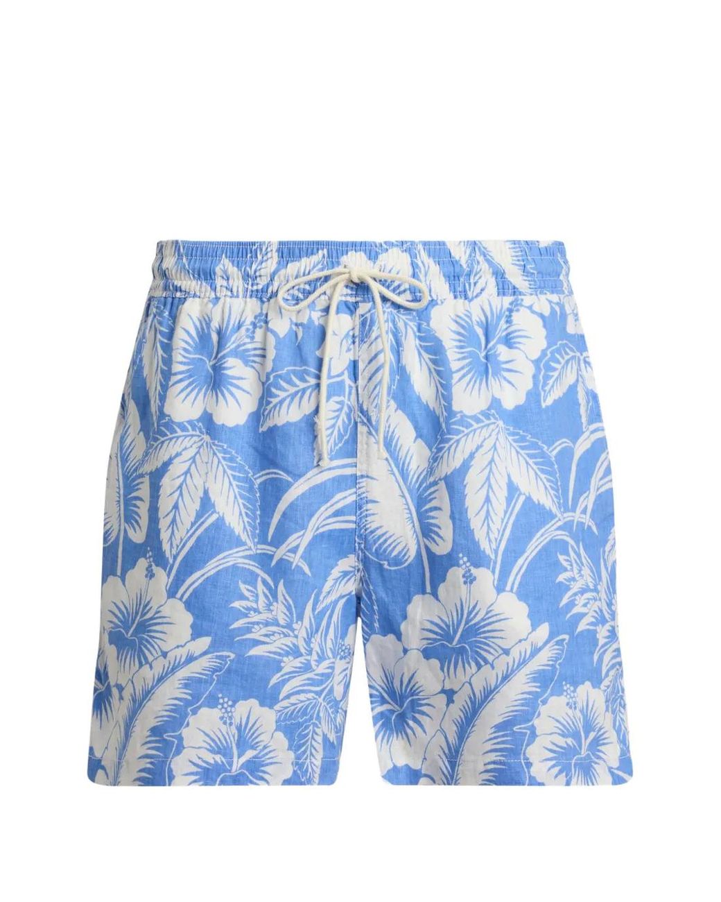 Polo Ralph Lauren Blue Floral Swim Shorts for men
