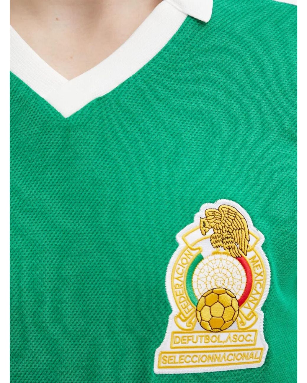 Adidas Green V-Neck T-Shirt for men