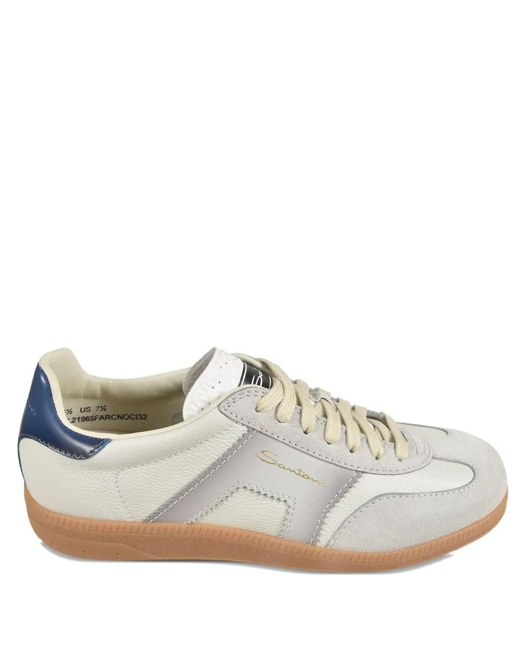 Santoni White Dbs Oly Sneakers for men