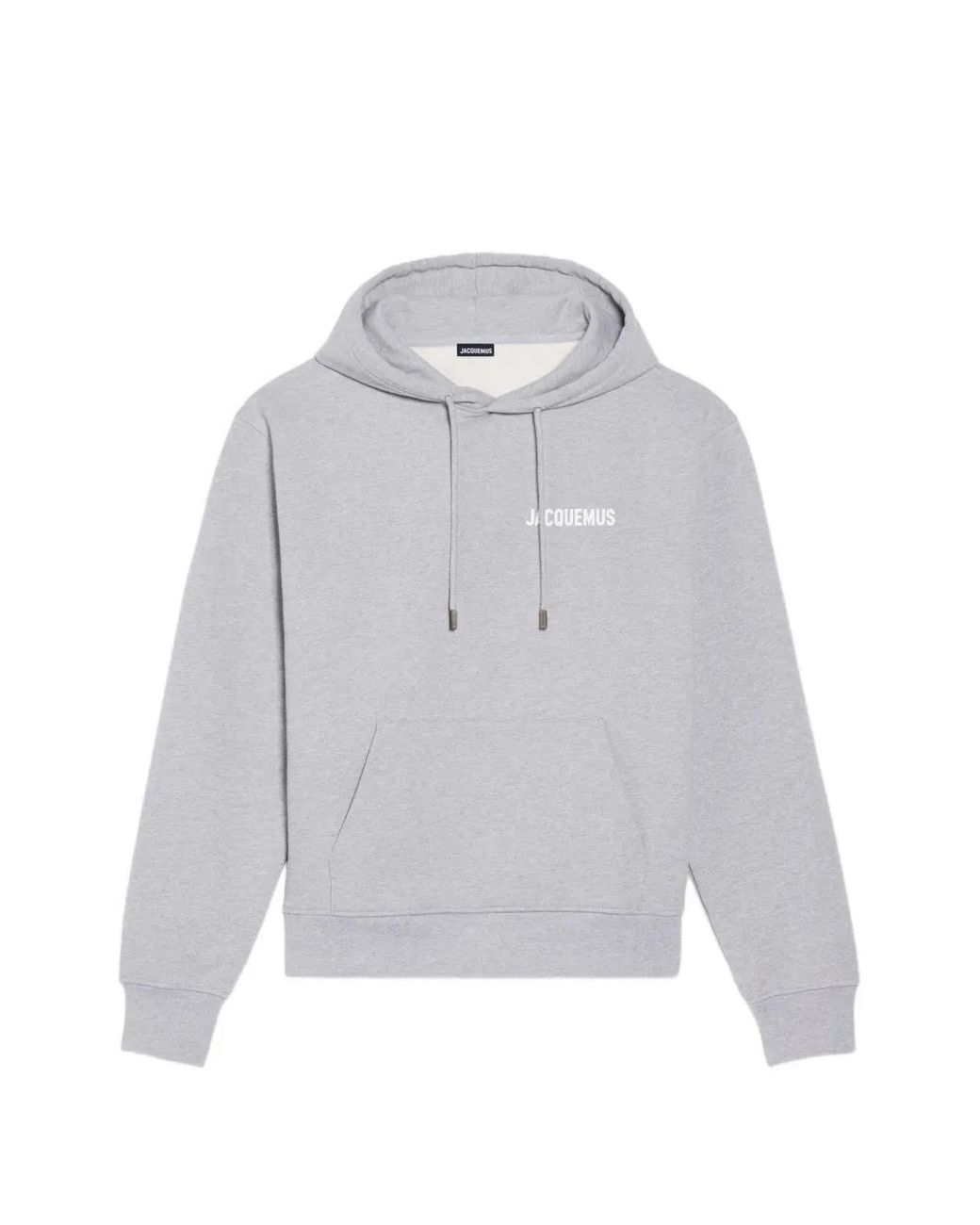 Jacquemus Gray Logo-Detail Hoodie