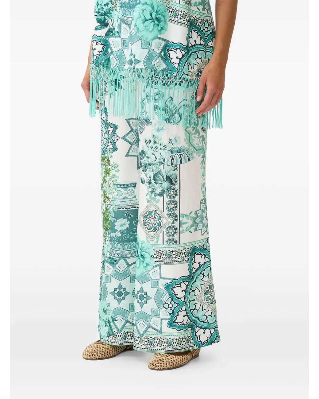 Camilla Blue Drawstring Pants