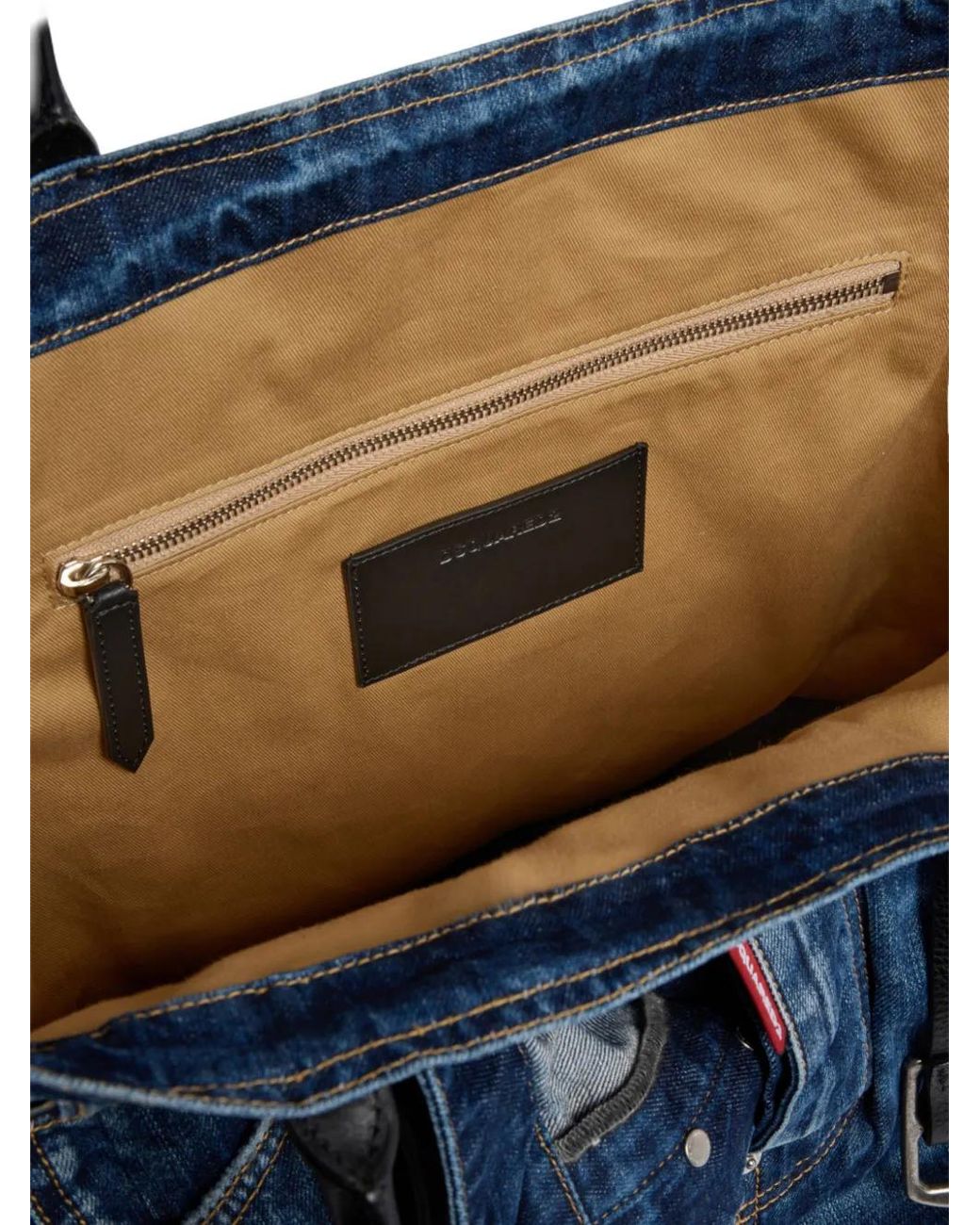 DSquared² Blue Twin Shopping Bag