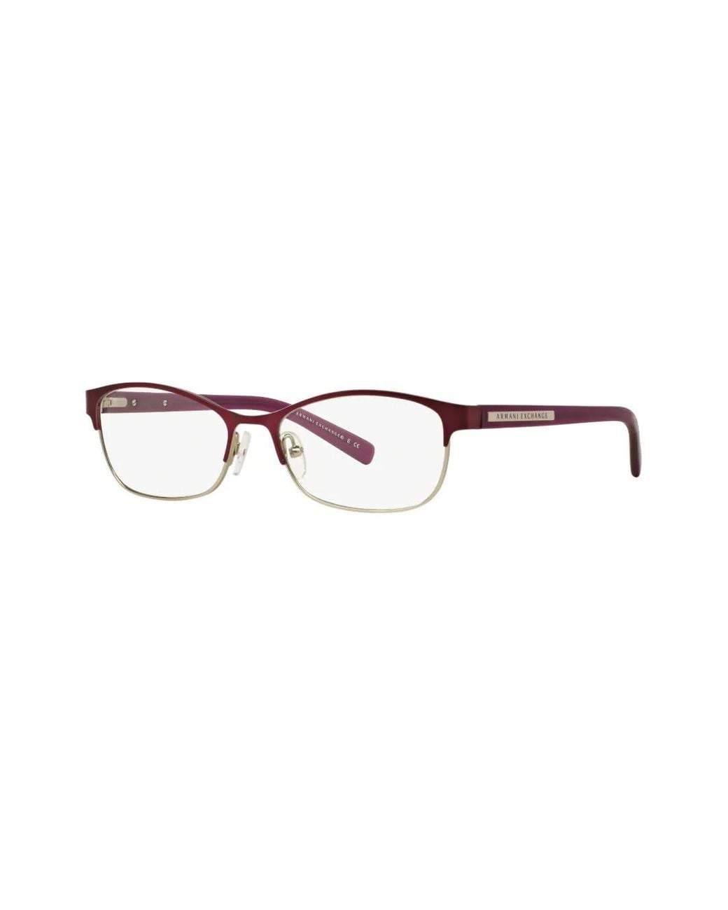 ARMANI EXCHANGE Red Rectangle-Frame Glasses