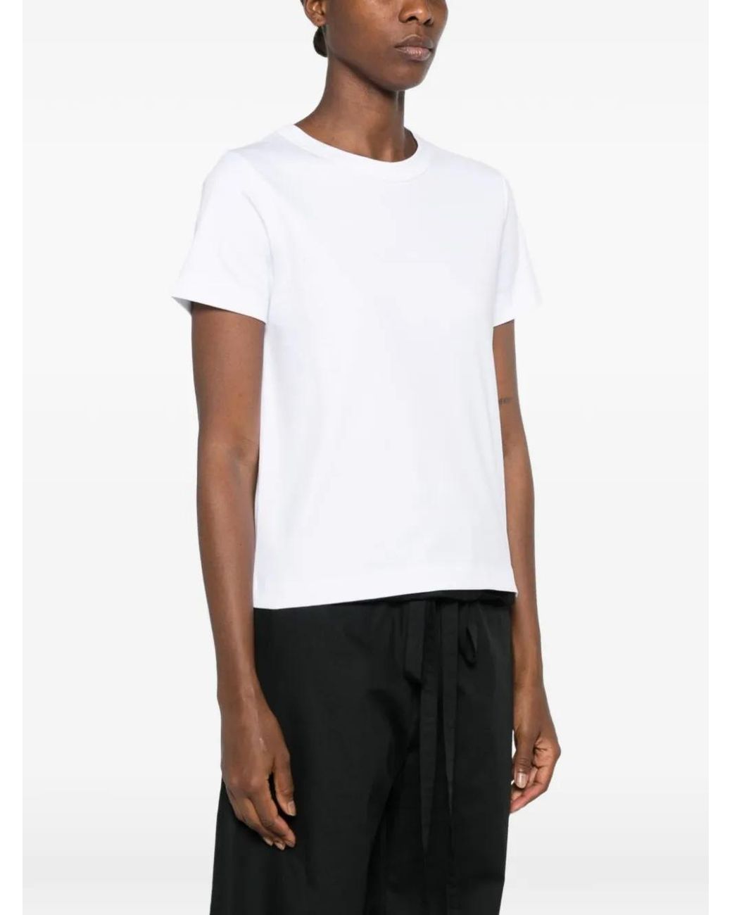 Shirt C-zero White Jersey Crew-Neck T-Shirt