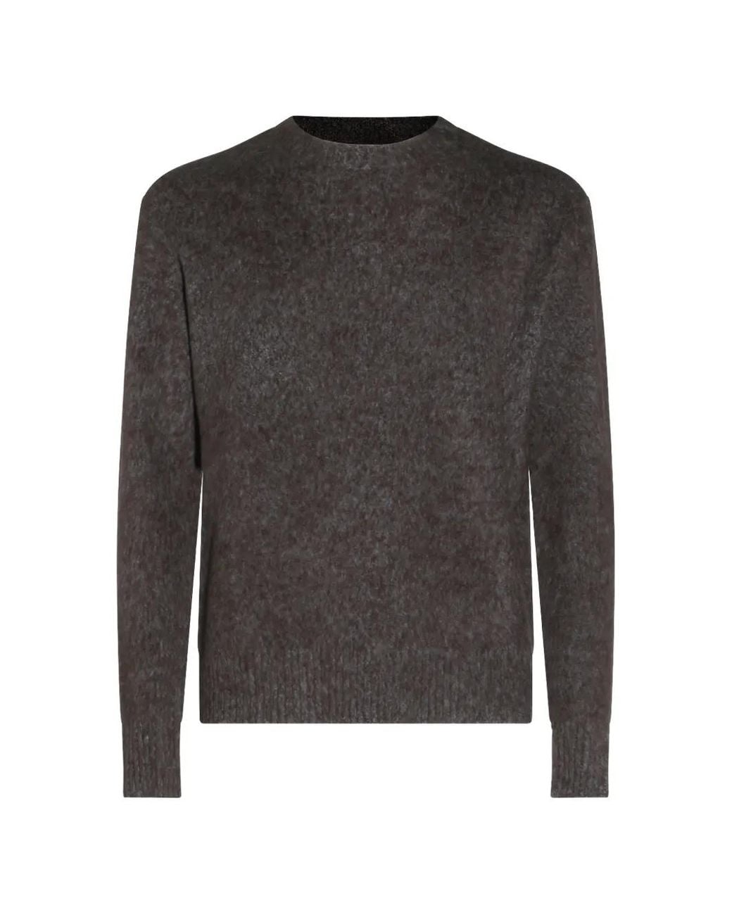 Piacenza Cashmere Gray Cashmere Sweater for men
