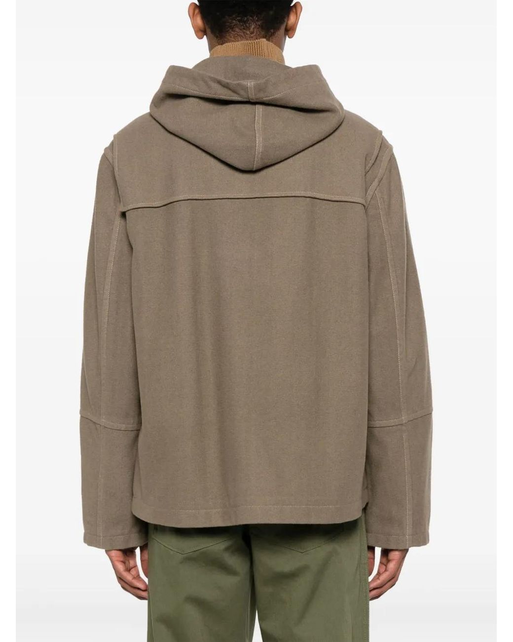 Our Legacy Green Cropped Duffel Jacket for men