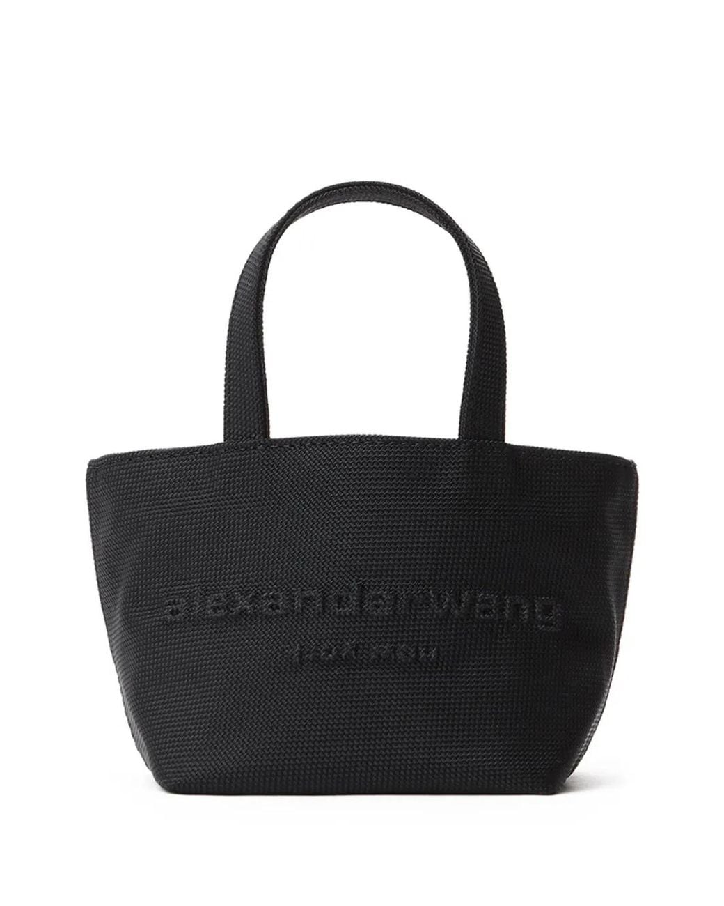 Alexander Wang Black Punch Mini Tote W/ Strap Bags
