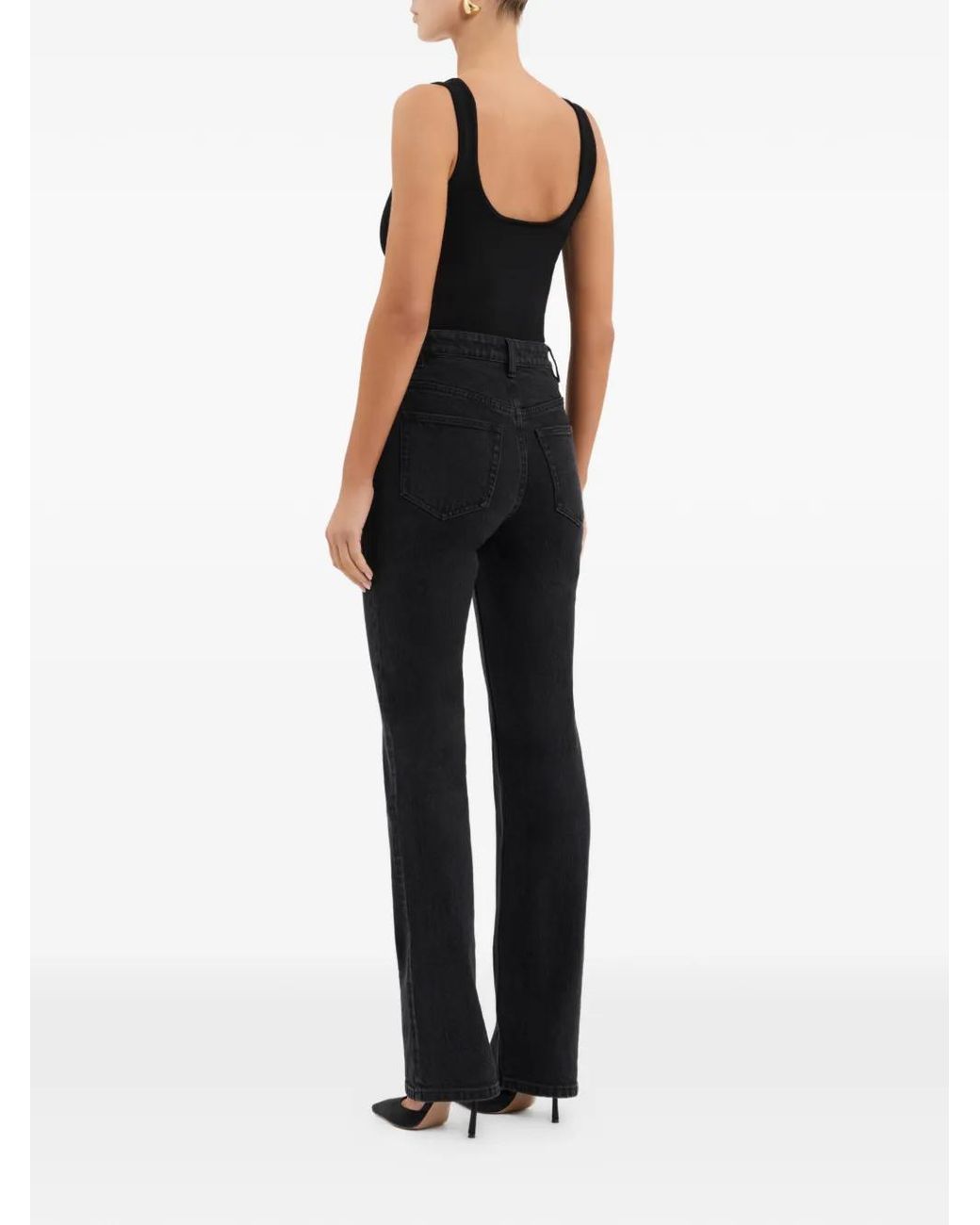 Rebecca Vallance Black Kate Relaxed Jeans
