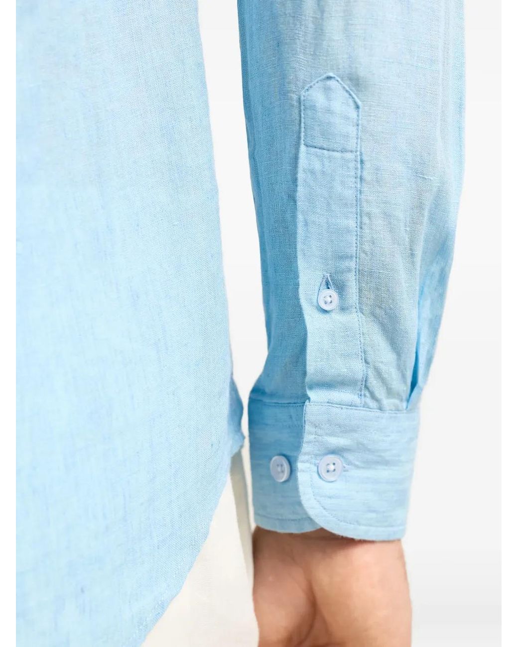 Orlebar Brown Blue Giles Shirt for men