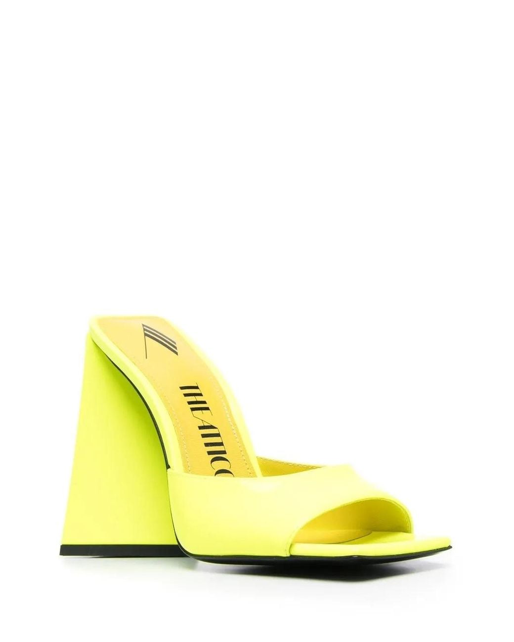 The Attico Yellow Devon 115Mm Mule
