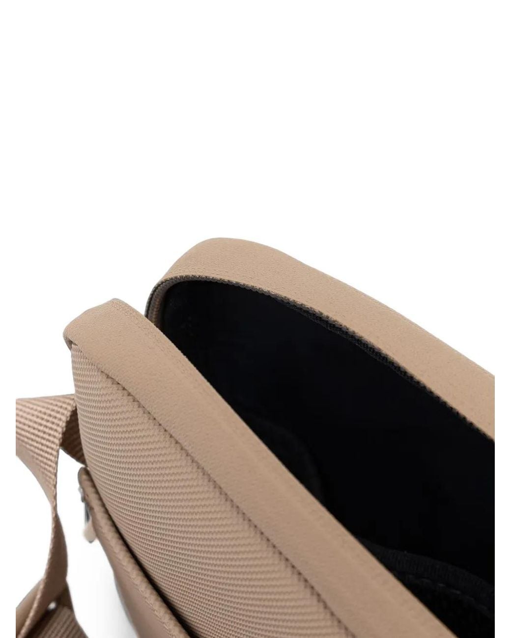 Lacoste Natural Small Lcst Slimline Fastening Shoulder Bag for men