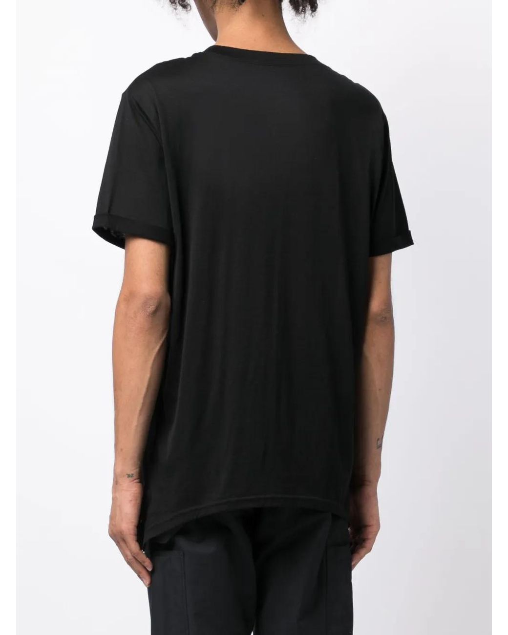 Private Stock Black The Haine Cotton T-Shirt for men
