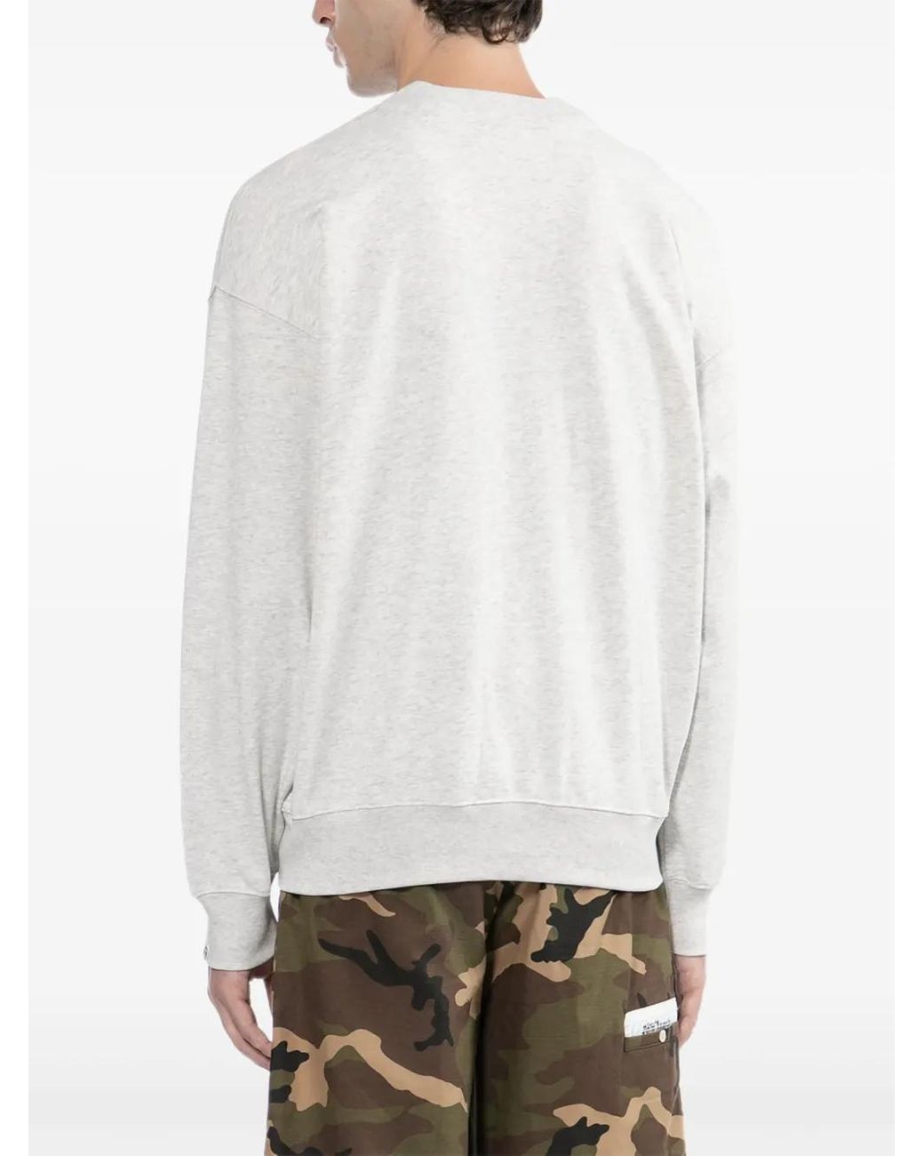 Aape By A Bathing Ape White Logo-Appliqué Sweatshirt for men