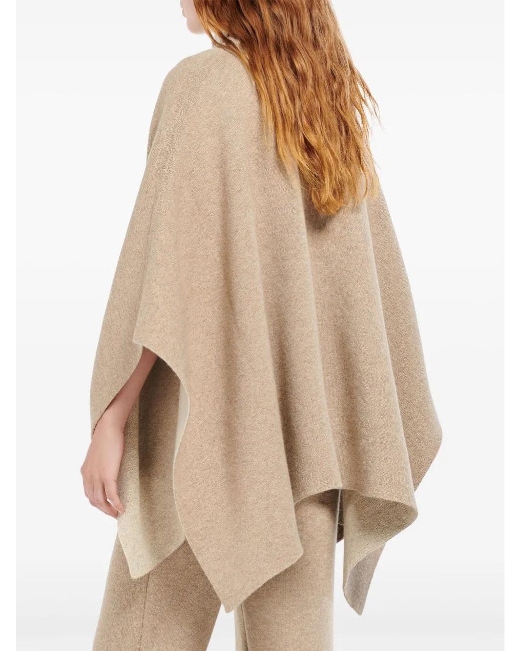 Barrie Natural Cashmere Cape