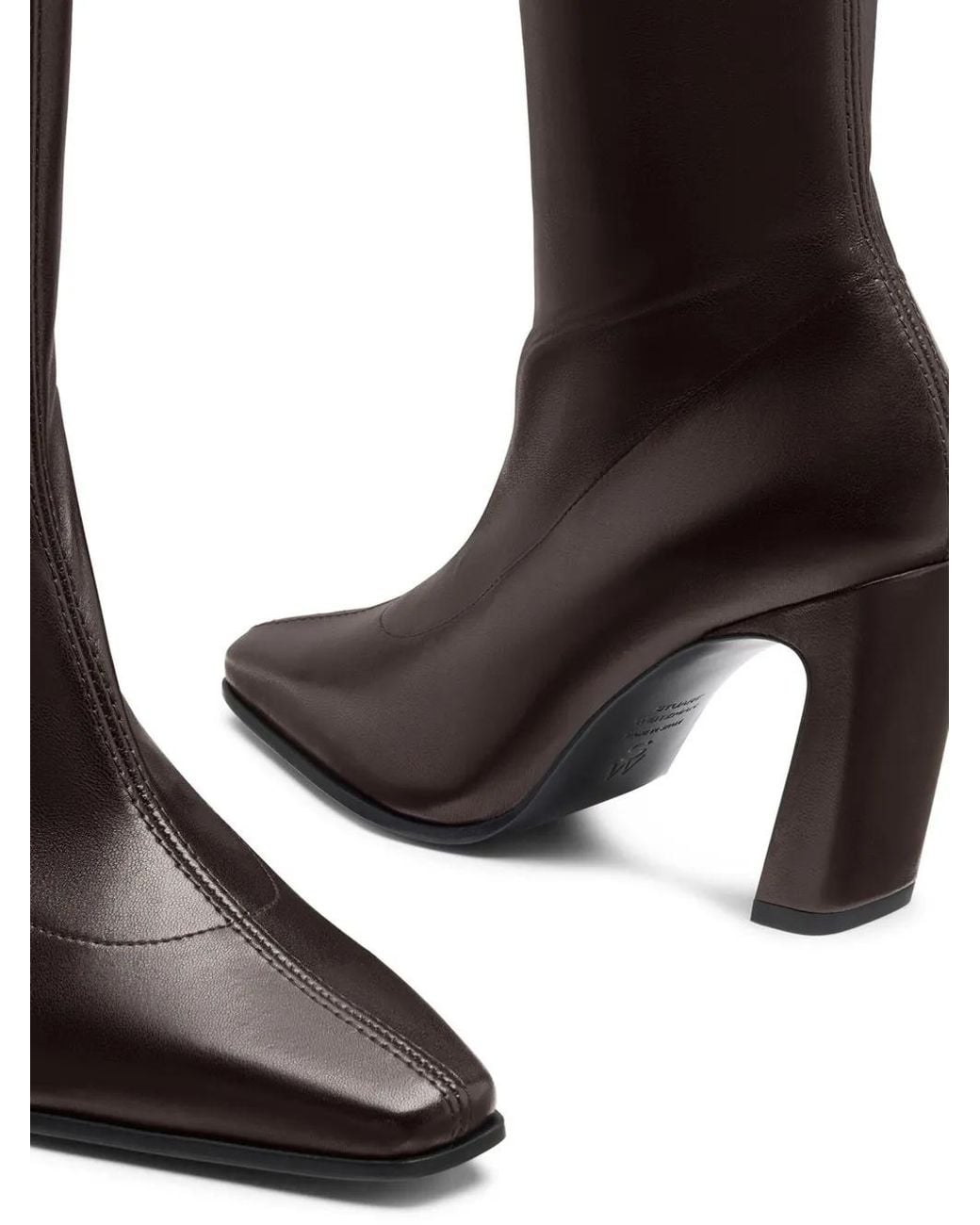 Stuart Weitzman Black Stassi Stretch Ankle Boots