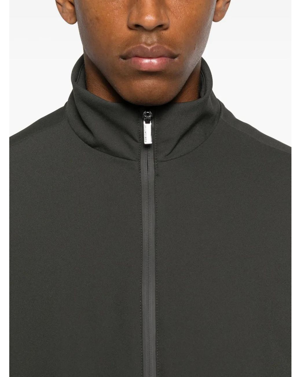 Paul & Shark Black Zip-Front Pocket Jacket for men