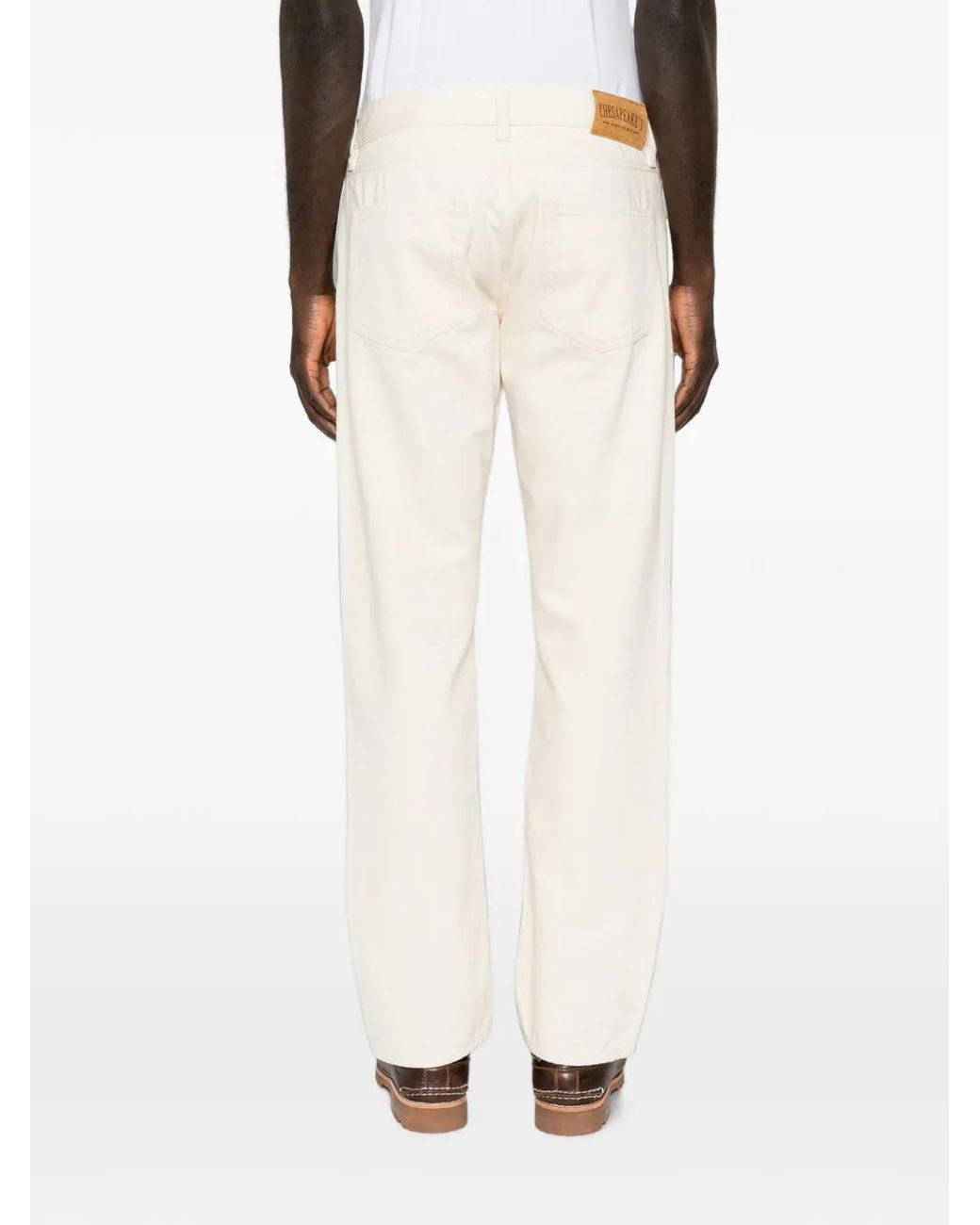 chesapeake's White Ridgway Straight-Leg Jeans for men