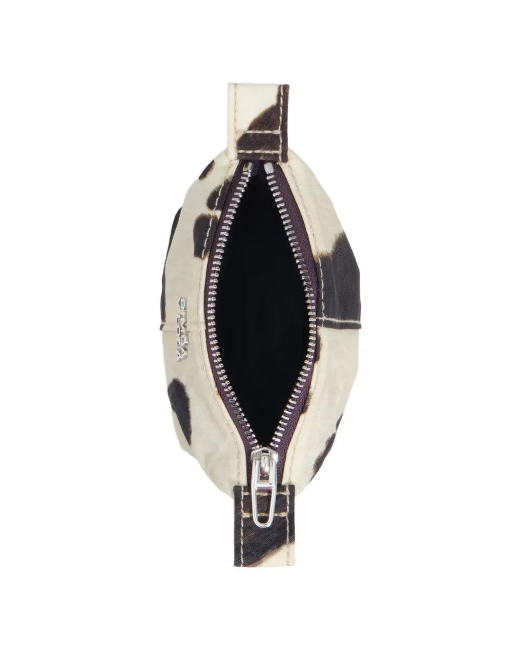 Bimba Y Lola White Pony Nylon Trapecio Coin Purse