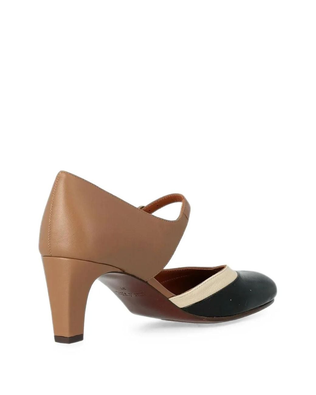 Chie Mihara Brown Fyasa Colour-Block Leather Pumps