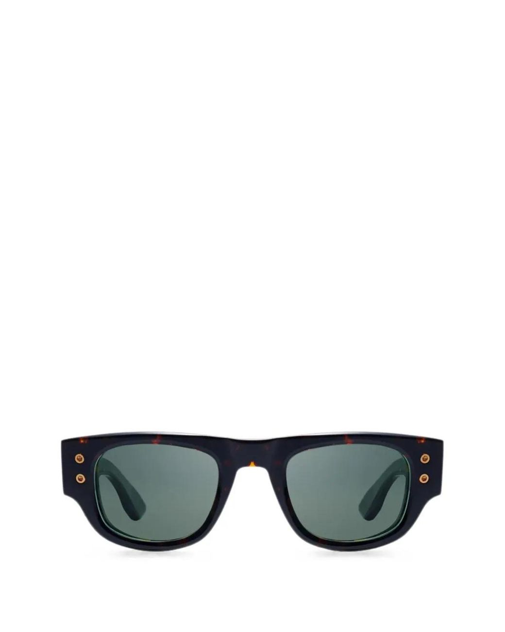Dita Eyewear Black Muskel Rectangle-Frame Sunglasses