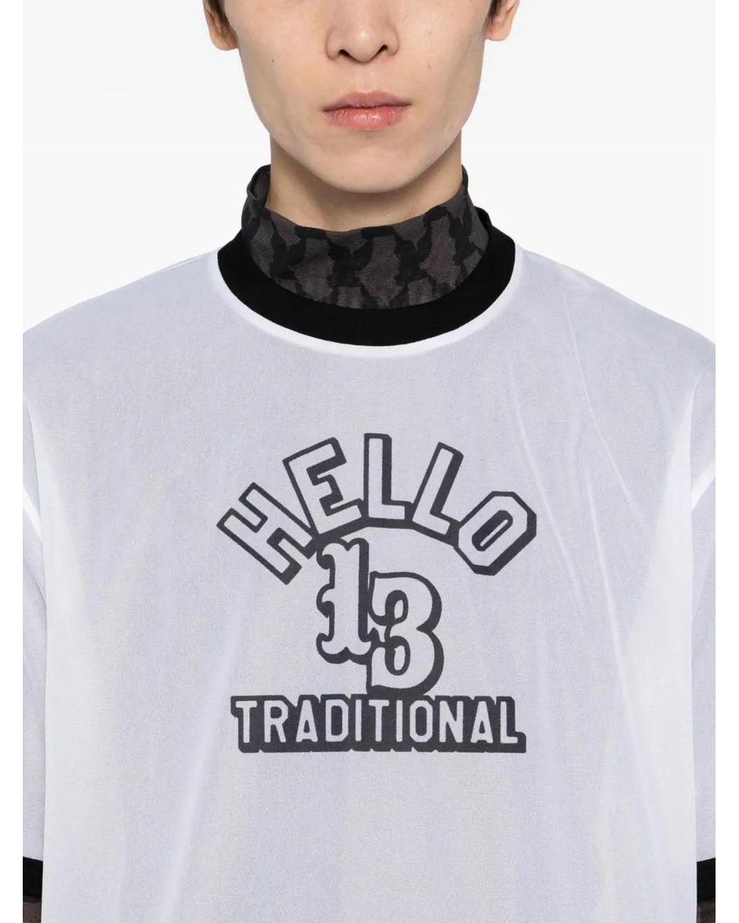 MASU White Printed T-Shirt for men