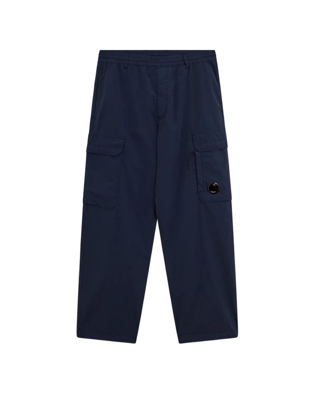 C P Company Blue Pantalon À Détail De Lentille Signature for men