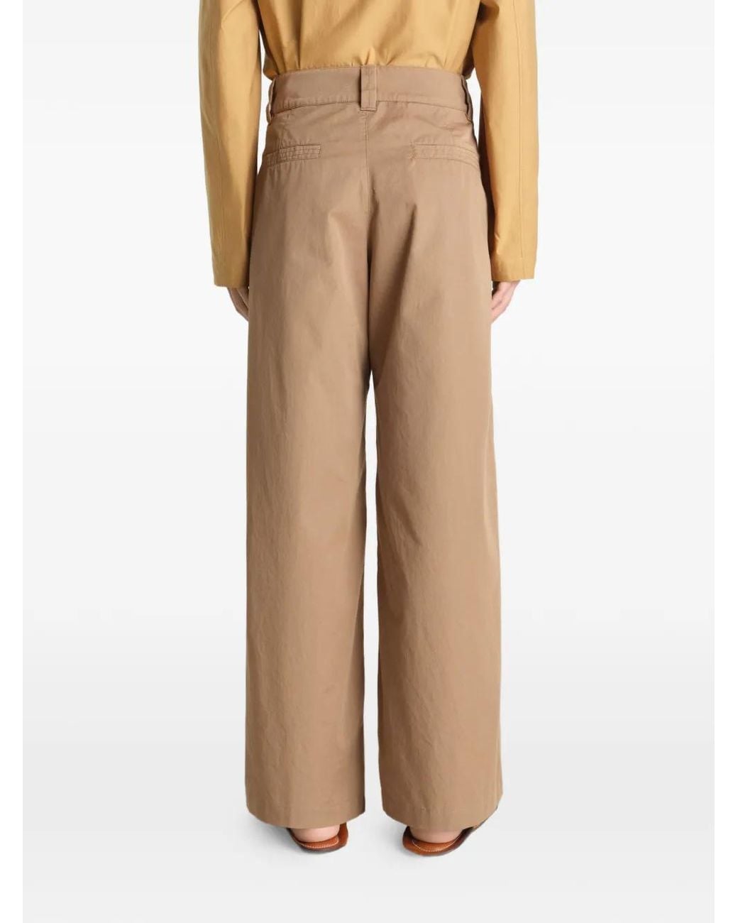 Lemaire Natural Straight Fit Pants for men