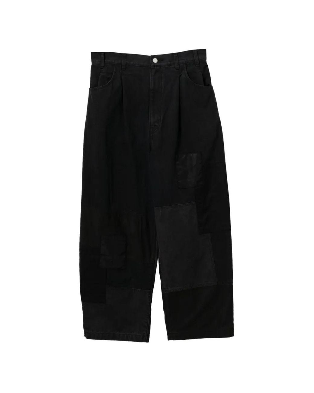 Comme des Garçons Black Patchwork Trousers for men