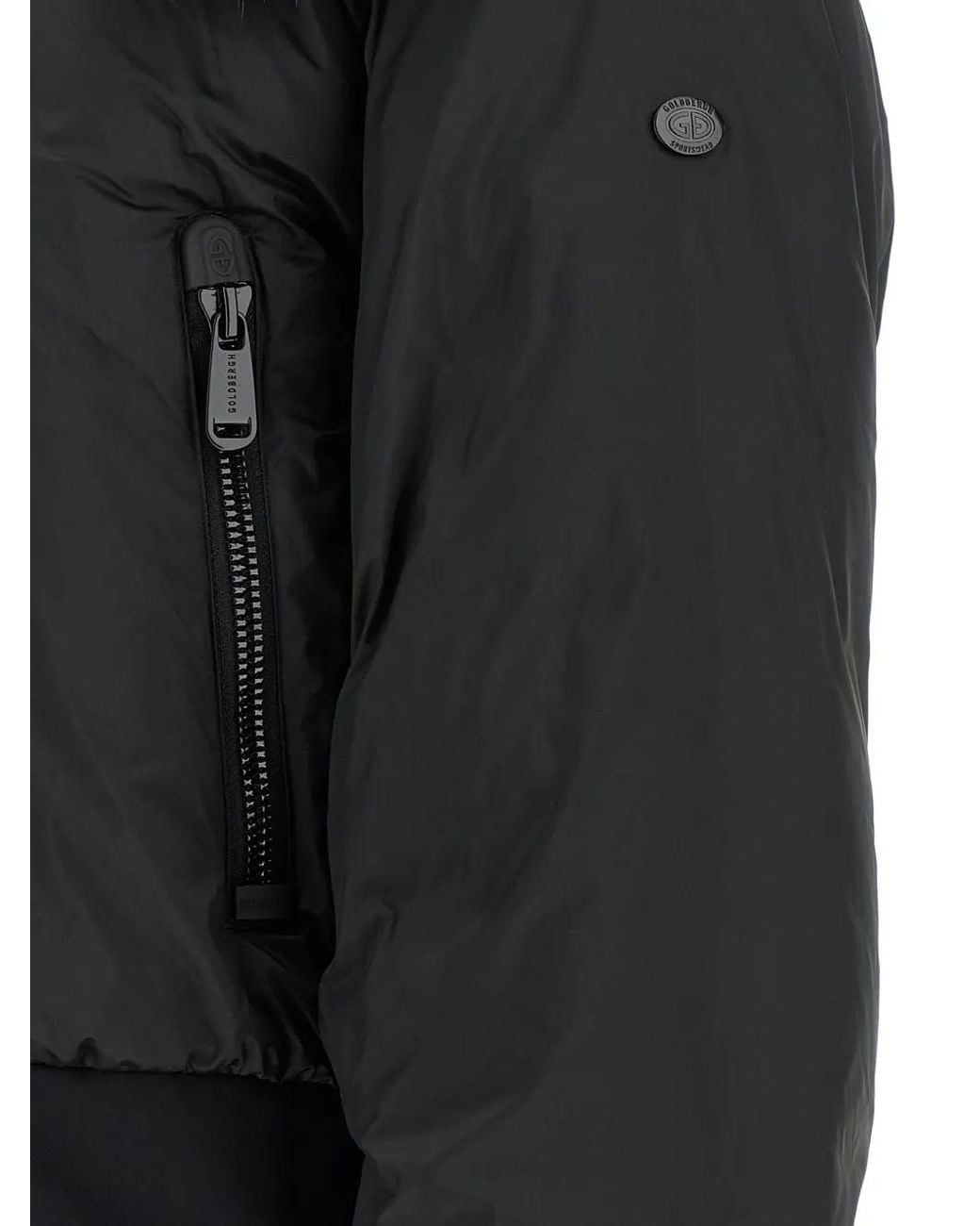 Goldbergh Black Misake Faux-Fur Collar Ski Jacket