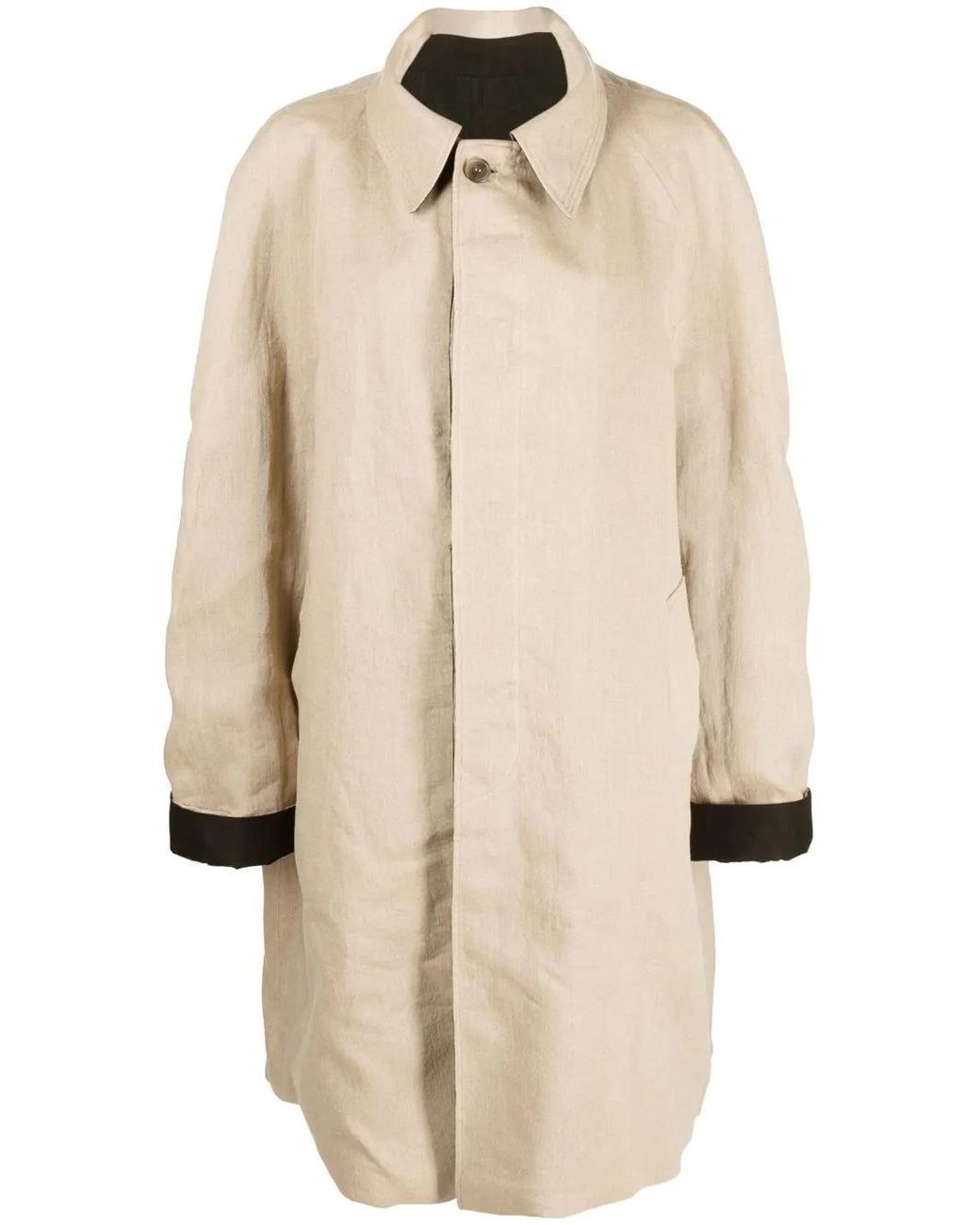 Maison Margiela Natural Reversible Linen Coat