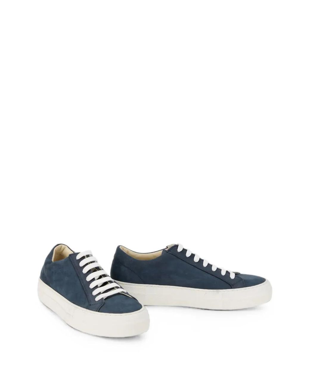 Fedeli Blue Lace-Up Sneakers