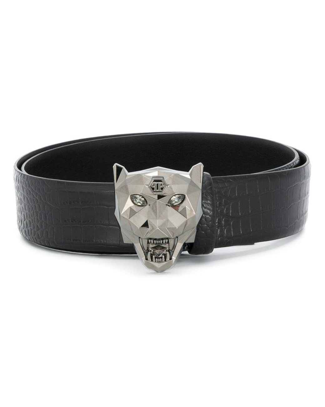 Philipp Plein Panther Head Belt in Black for Men | Lyst Philipp Plein Panther Head Belt in Black for Men | Lyst