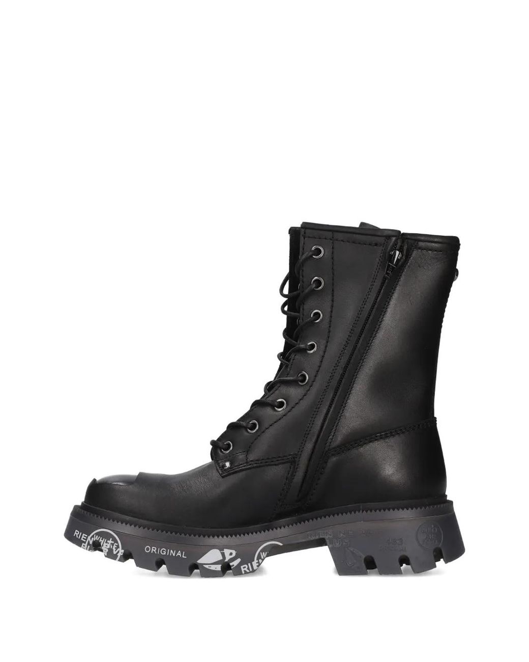 Premiata Black Brixton 470 Lace-Up Boots