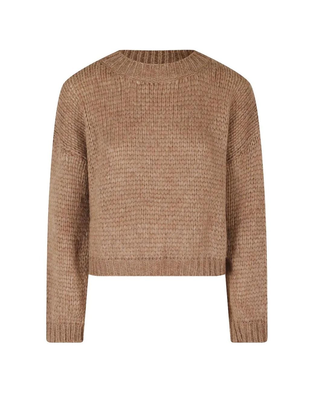 Roberto Collina Brown Grob Gestrickter Pullover