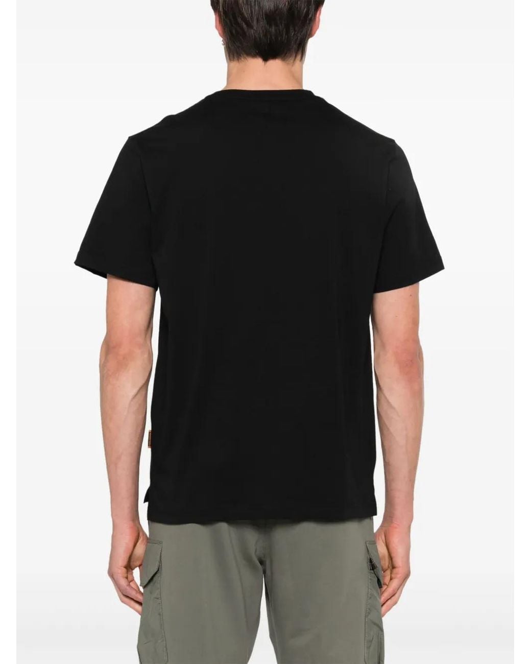 Parajumpers Black Mojave Cotton T-Shirt for men