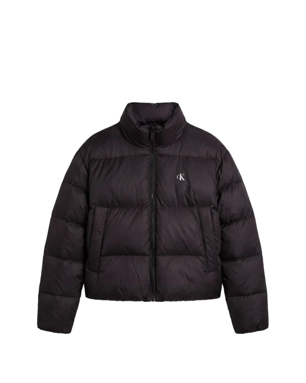 Calvin Klein Black Quilted Hooded Jacket