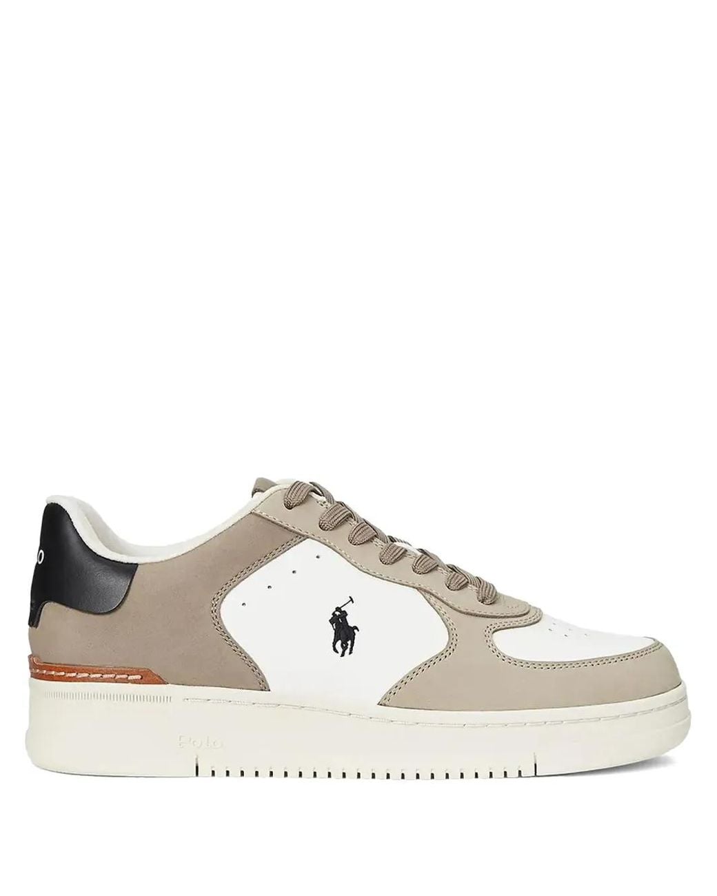 Polo Ralph Lauren White Masters Court Sneakers for men
