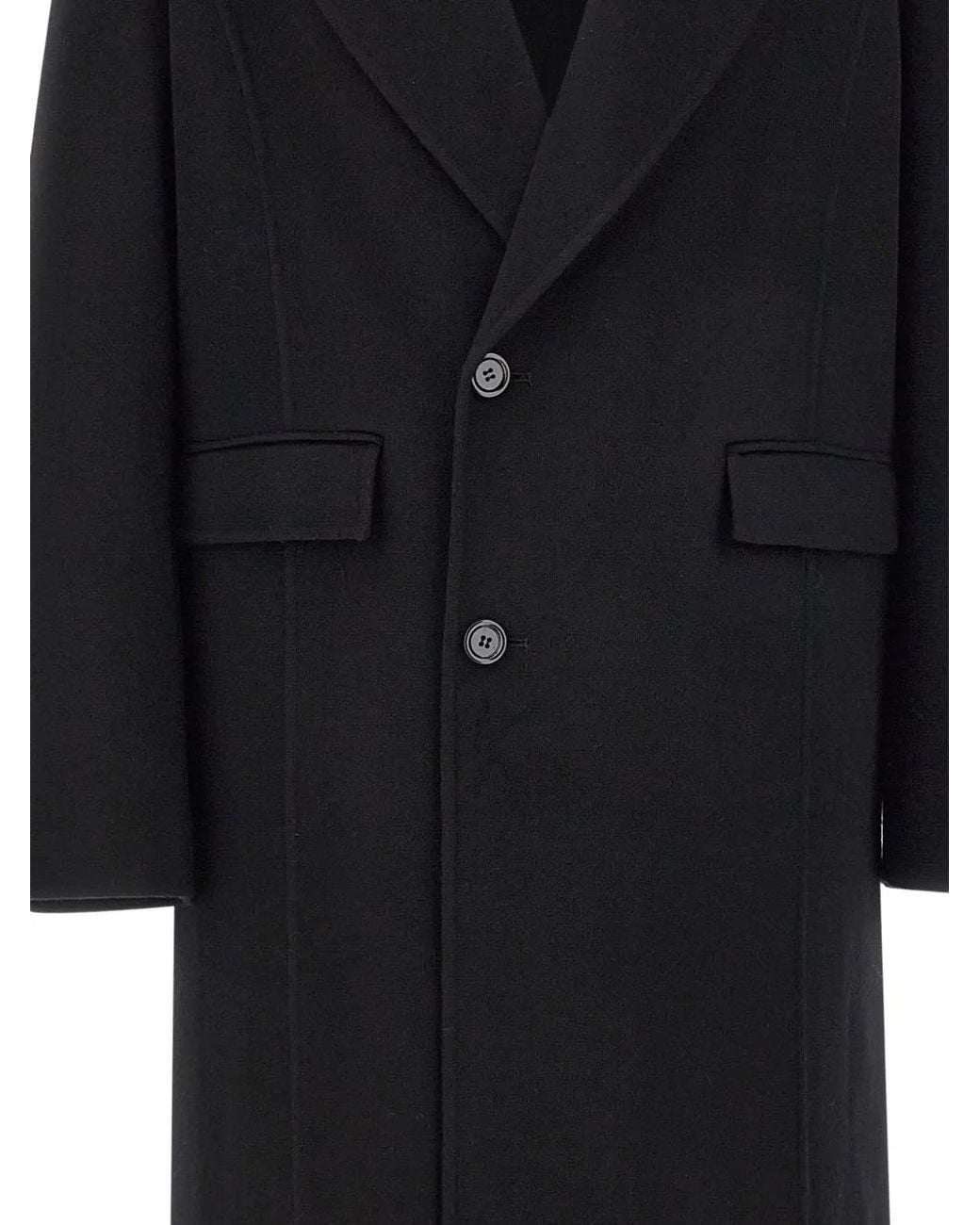 Abrigo Tetsu Con Bolsillos De Solapa Séfr de hombre de color Black