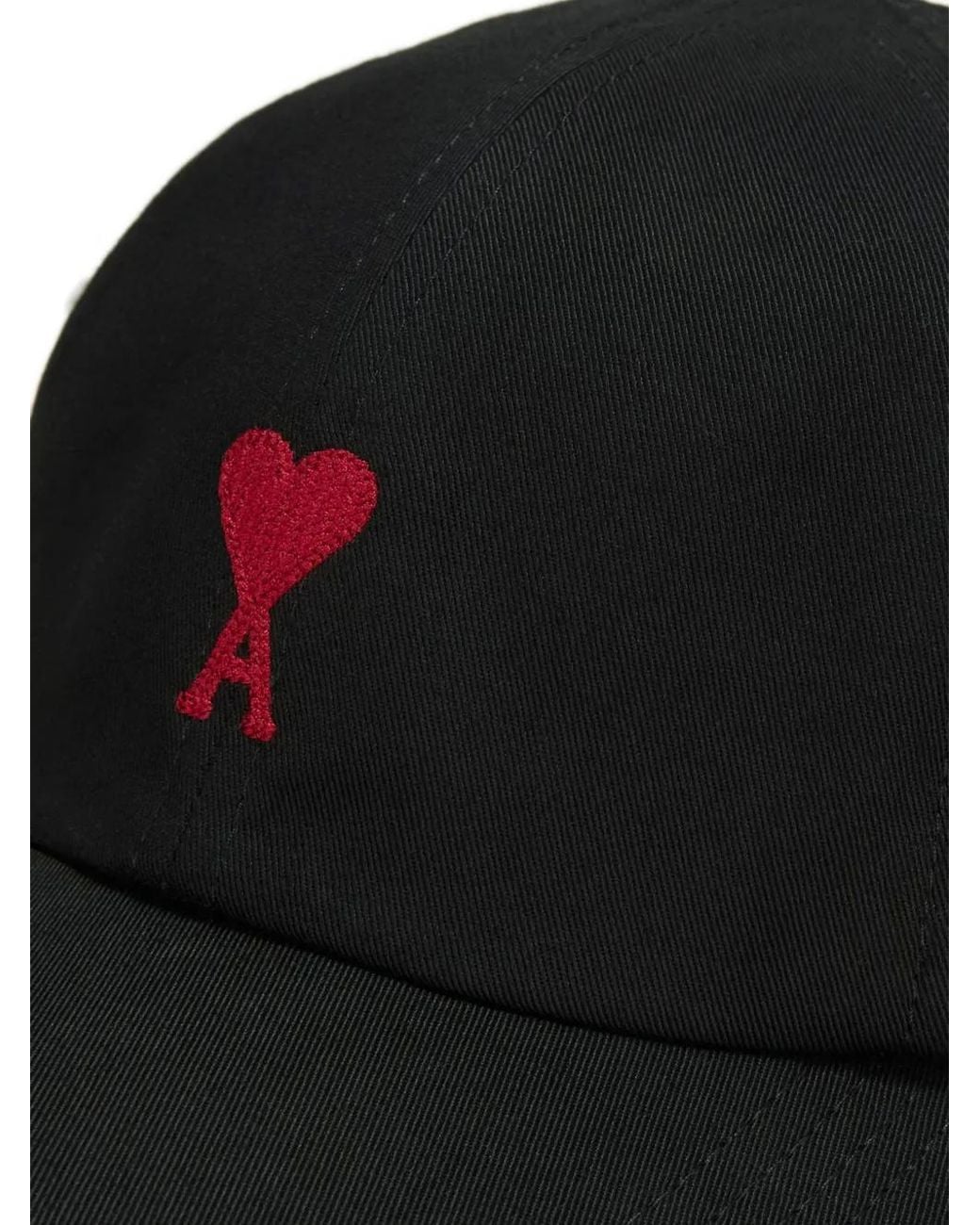 AMI Black Heart Baseball Cap for men