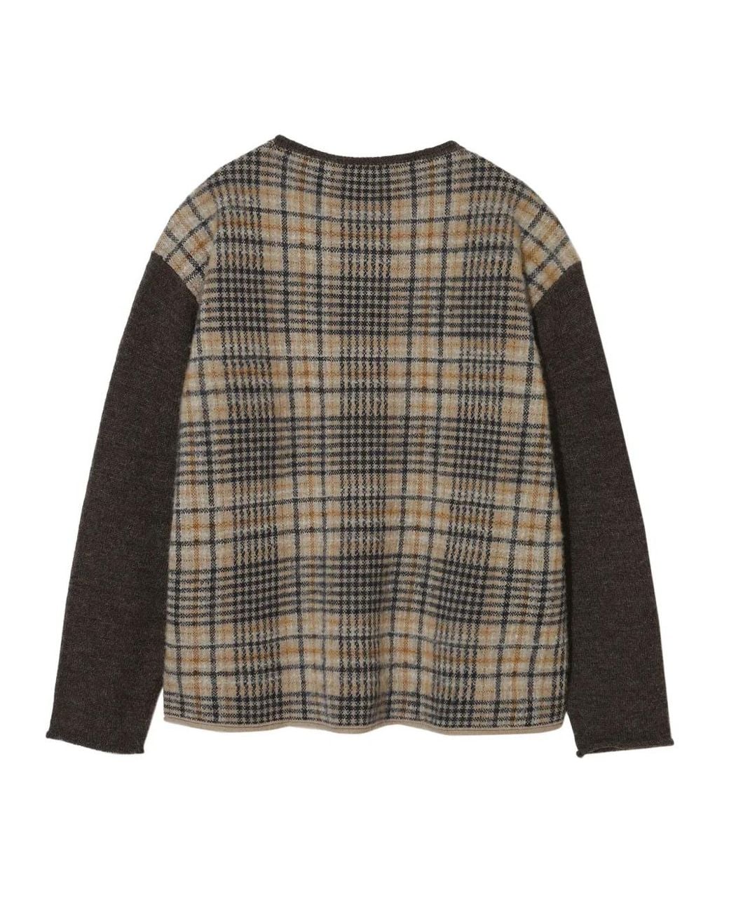 Undercover Black Round-Neck Wool Sweater for men