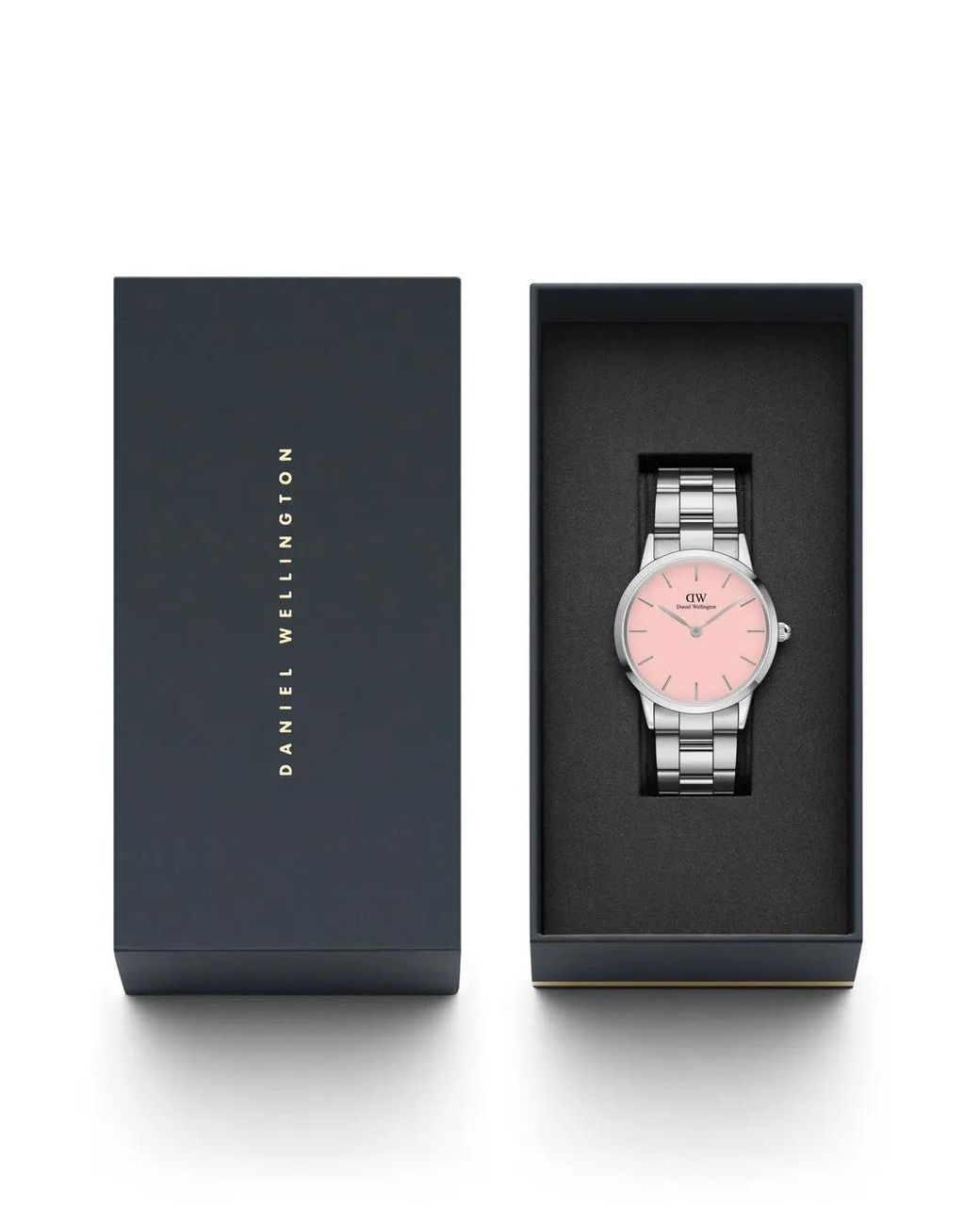 Daniel Wellington Pink Iconic Link 36Mm for men